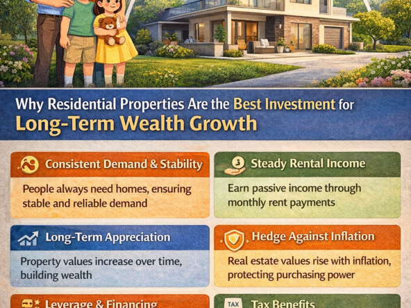 Why Residential Properties Are the Best Investment for Long-Term Wealth Growth