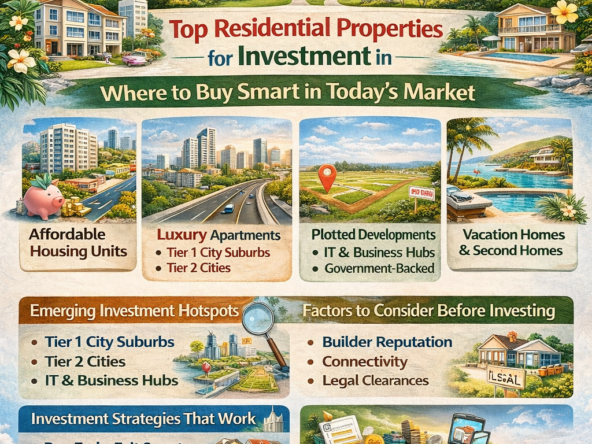 Top Residential Properties for Investment: Where to Buy Smart in Today’s Market